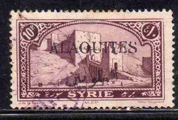 ALAOUITES SYRIA SIRIA ALAQUITES 1925 VIEW OF ALEPPO 10p USED USATO OBLITERE' - Usati