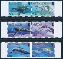 SOUTH GEORGIA & SOUTH SANDWICH ISLANDS 2021 Whales, Set Of 6v** - Géorgie Du Sud