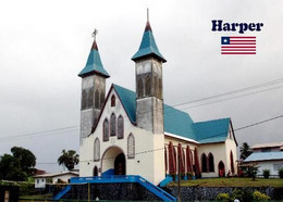 Liberia Harper Church New Postcard - Liberia