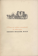 Schweiz, 1er. Vent Aux Enchères Internationale De Timbres-poste Ernst Müller 1928 632Gr. - Catálogos De Casas De Ventas