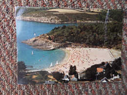 A1013-MOELAN SUR MER KERFANY LES PINS 1977 VUE AERIENNE PLAGE ET AVEN - Moëlan-sur-Mer