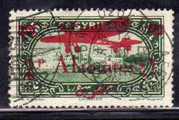 ALAOUITES SYRIA SIRIA ALAQUITES 1929 1930  AIR MAIL STAMPS AIRMAIL AVION VIEW OF ALEXANDRETTA 2p On 50c USED OBLITERE' - Usati