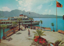 Oberhofen Swiss Tourist Boat Ship Trip Switzerland 1970s Postcard - Oberhofen Am Thunersee