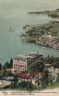 Glion Grand Hotel Righi Vaudois Lac Leman Switzerland Postcard - Ilanz/Glion