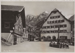 Children Gathered At Kurhaus Wassen Switzerland Camping Postcard - Wassen