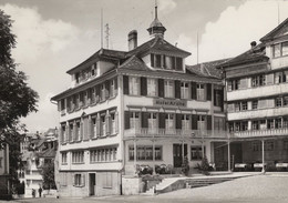 Hotel Krone Gais 1960 Swiss Real Photo Postcard - Gais