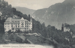 Wilderswil Schlosshotel Unspunnen Alpen Swiss Hotel Postcard - Wilderswil