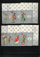 Burundi 1965 World's Fair New York Perforated Set + Block Postfrisch / MNH - Autres & Non Classés