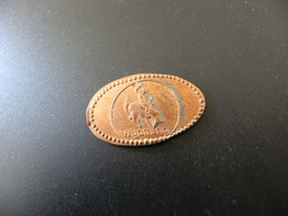 Jeton Token - Elongated Cent - USA - Wyoming - Elongated Coins