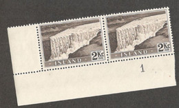 ICELAND     1956:  Michel307mnh**pair - Neufs