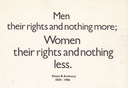 Womens Rights 1980s Slogan Postcard - Non Classés