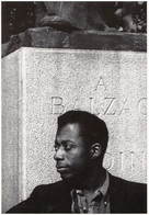 James Baldwin Gravestone Racial Sexual Book Author Photo Postcard - Non Classés