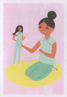 1st Barbie Doll Movement Womens Rights Hospital Nurses Painting Postcard - Non Classés