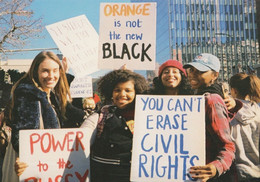 Civil Human Rights Power To Women Equality March Postcard - Non Classés