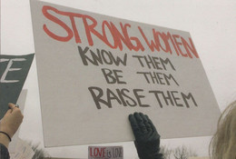 Strong Women Raise Them Womens Rights Equality March Postcard - Non Classés