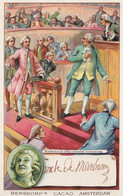 Count Of Mirabeau Printed Signed Bendorps Cocoa French Revolution Old Trade Card - Non Classés