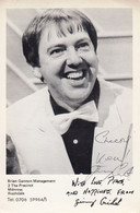 Jimmy Cricket Vintage Management Double Hand Signed Cast Card Photo - Cricket