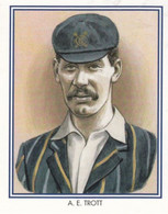 AE Albert Trott Middlesex Cricket Club Cricketer Rare Cigarette Card - Críquet