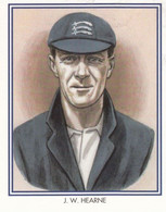JT Young Jack Hearne Middlesex Cricket Club Cricketer Rare Cigarette Card - Críquet