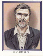 MW Mike Gatting Middlesex Cricket Club Cricketer Rare Cigarette Card - Cricket