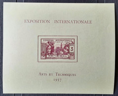 Sénégal 1937 BF1 **TB Cote 18€ - Hojas Y Bloques