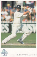 John Crawley Lancashire English International Cricket Player Postcard - Cricket