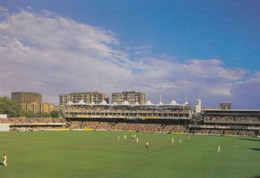 Lords Ground Match From Viewed The New Mound Stand In 1980s Cricket Postcard - Cricket