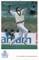 Anil Kumble Nottinghamshire India International Cricketer Cricket Postcard - Cricket