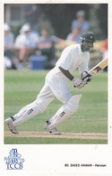 Saeed Anwar Pakistan International Cricketer Cricket Postcard - Cricket