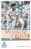 Venkatapathy Raju India Indian International Cricketer Cricket Postcard - Críquet