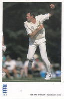 Pat Symcox Natal South Africa African Cricketer Cricket Postcard - Críquet