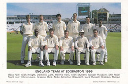 Benson & Hedges Final 1996 Northampton English Cricket Team Postcard - Críquet