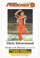 Chris Silverwood Yorkshire Phoenix Team Hand Signed Cricket Photo - Cricket