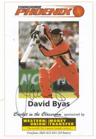 David Byas Yorkshire Phoenix Team Hand Signed Cricket Photo - Críquet