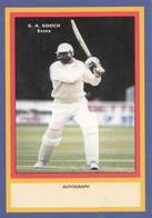 Graham Gooch Essex Limited Edition Vintage Cricket Trading Photo Card - Cricket