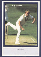 MA Feltham Middlesex RARE Limited Edition Vintage Cricket Trading Photo Card - Cricket