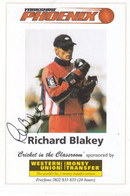 Richard Blakey Yorkshire Phoenix Team Hand Signed Cricket Photo - Críquet