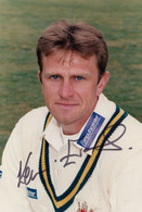 Kevin Evans Nottinghamshire Cricketer Cricket Hand Signed Photo - Críquet