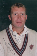 Mike Burns Warwickshire Cricketer Cricket Umpire Hand Signed Photo - Críquet