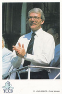 John Major Former Prime Minister At A Cricket Match TCCB Postcard - Críquet