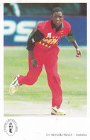 Miluleki Nkala Zimbabwe International Cricketer Cricket Postcard - Críquet