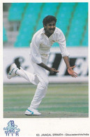 Javagal Srinath Gloucester India International Team Cricketer Cricket Postcard - Cricket