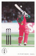 Stuart Carlisle Zimbabwe Team Cricketer Cricket Rare Postcard - Críquet