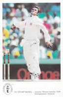 Stuart MacGill Somerset NSW Australia Team Cricketer Cricket Rare Postcard - Cricket
