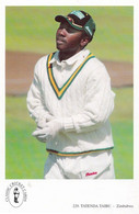 Tatenda Taibu Zimbabwe Team Cricketer Cricket Rare Postcard - Críquet