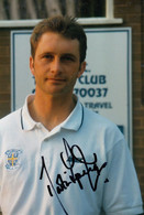 Martin Speight Durham Cricket Club Hand Signed Card Photo - Críquet