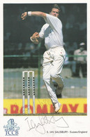 Ian Salisbury Sussex Classic Club Cricket Hand Signed Photo Postcard - Críquet