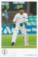 Ajay Ratra India Cricket Team Classic Card Postcard - Cricket