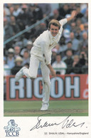 Shaun Udal Classic Hampshire Club Cricket Hand Signed Card Photo Postcard - Cricket