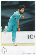 Ajit Agarkar India Cricket Team Classic Card Postcard - Cricket